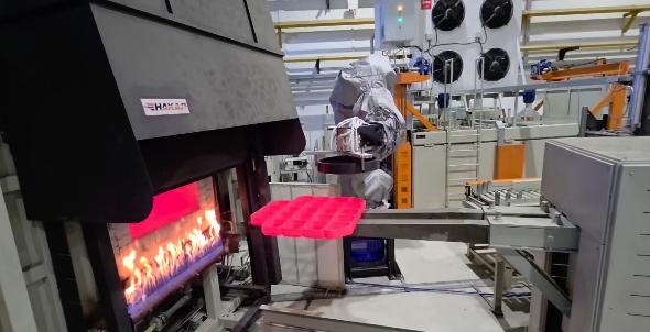 Линия для закалки деталей типа «шестерня»