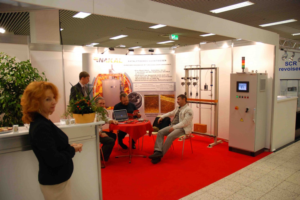 Стенд ЗАО "Накал-Промышленные печи" на выставке "НК 2010", Германия