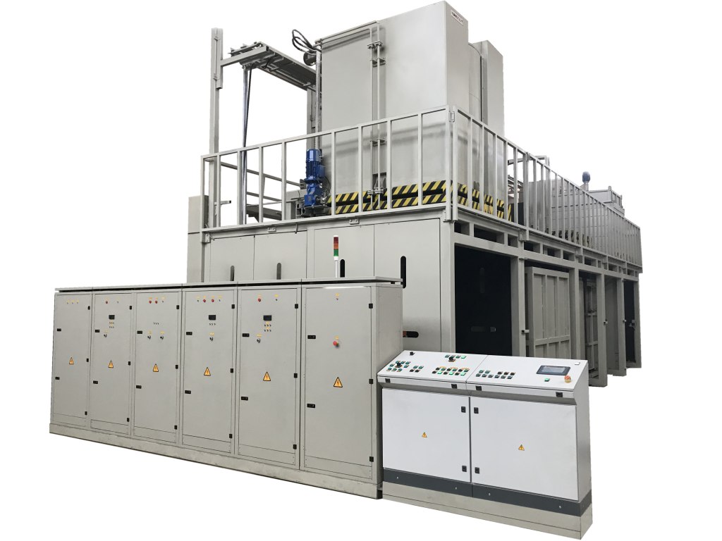 линия термообработки. блочная линия. линия термообработки. автоматическая линия термообработки eisenmann. фрикционный нагреватель.